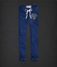 dames abercrombie sweatpants wit lace-up blauw Lage Prijzen zlxur405